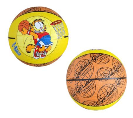 (Mis 5) PALLONE Basket GARFIELD (Arancione)…x25